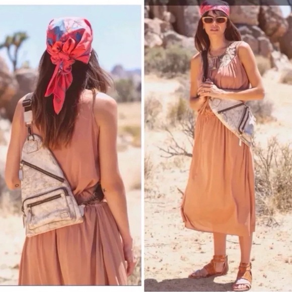 NWT Bed Stu Leather Andie Sling Backpack Nectar Lux Retail $255 - Picture 11 of 11